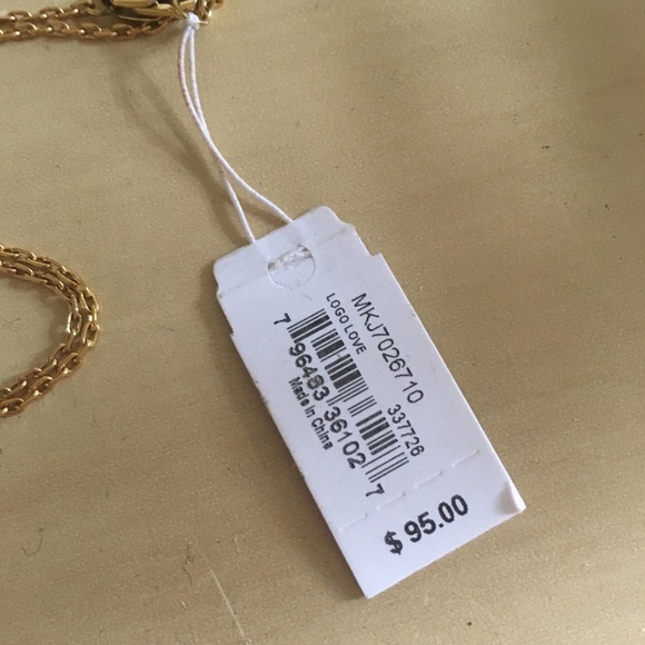 NWT Logo Heart Necklace: Michael by Michael Kors - Picture 5 of 6